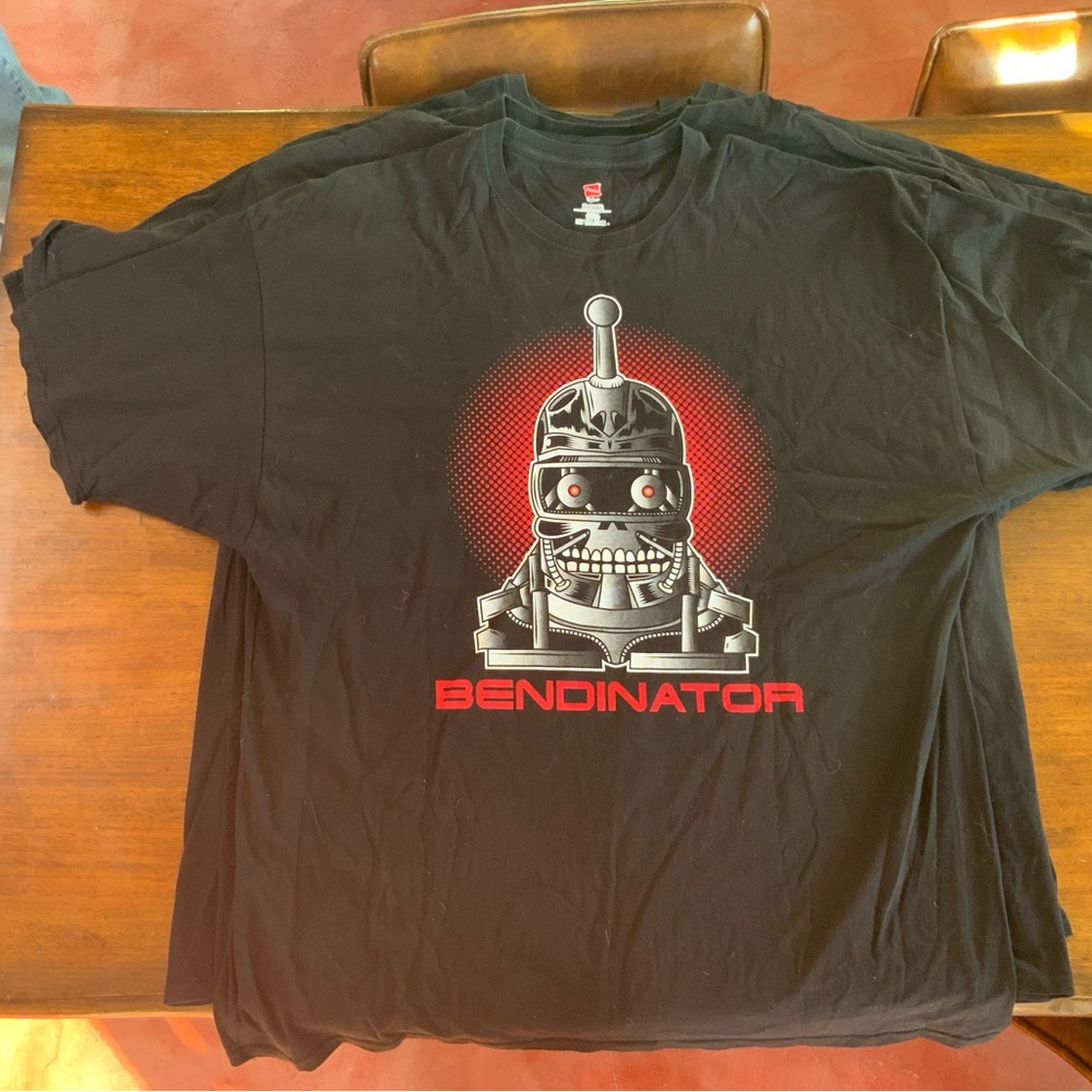 Futurama Bender Terminator Pop culture graphic tee
